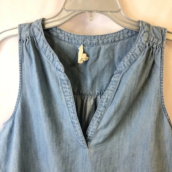 Soft Joie Crissle Chambray Shift Dress S - Picture 6 of 10